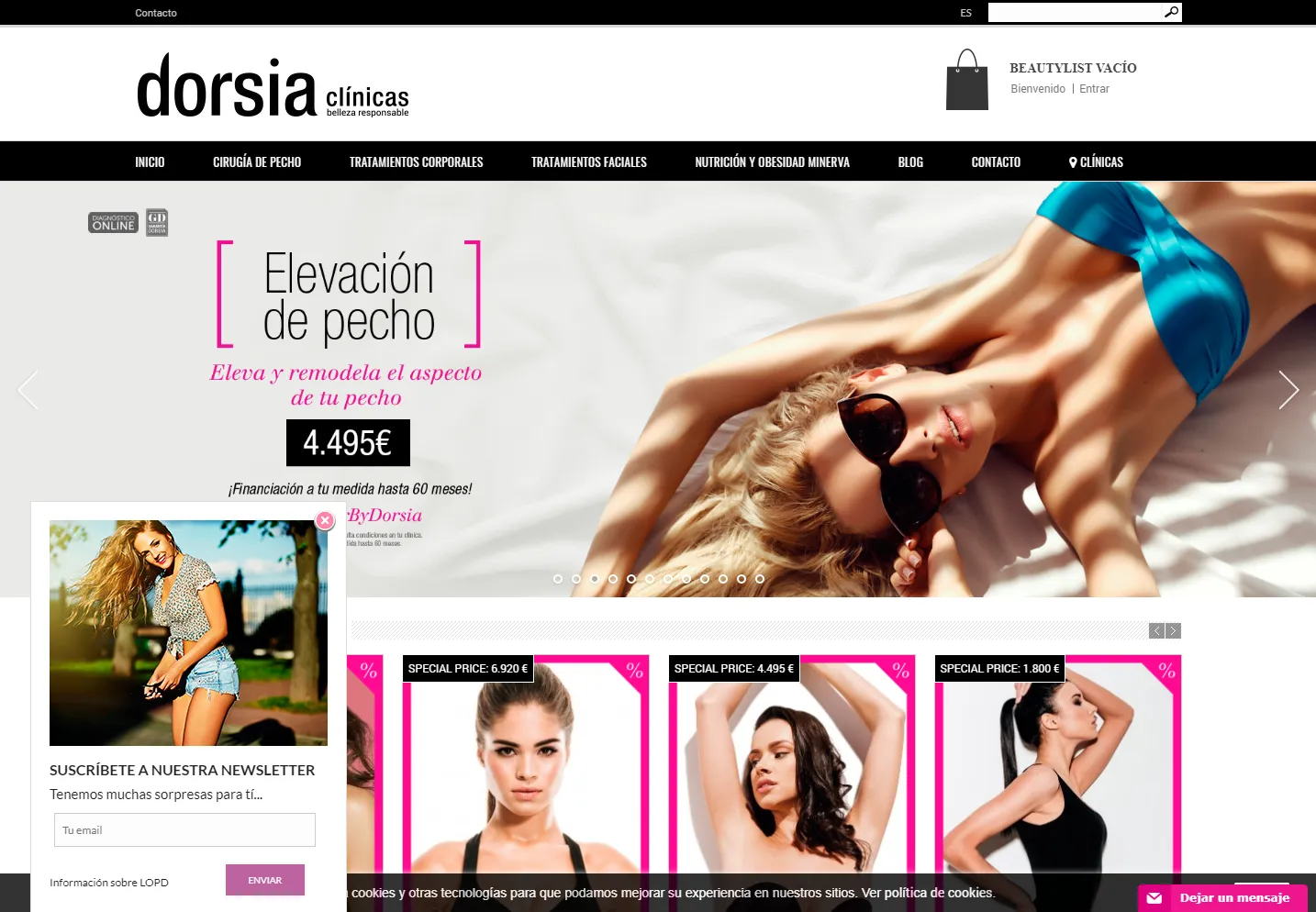 Main image of project Dorsia Shop